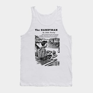 The Handyman Retro Vintage Black and White Tank Top